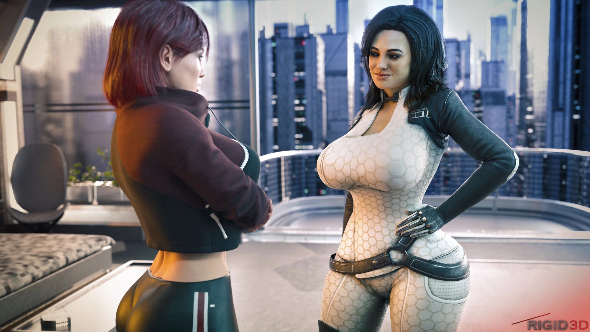 Читаем Порно комикс Футашепард и Миранда - femshep x miranda - femshep x  miranda онлайн на русском. Глава 1 - AllHentai