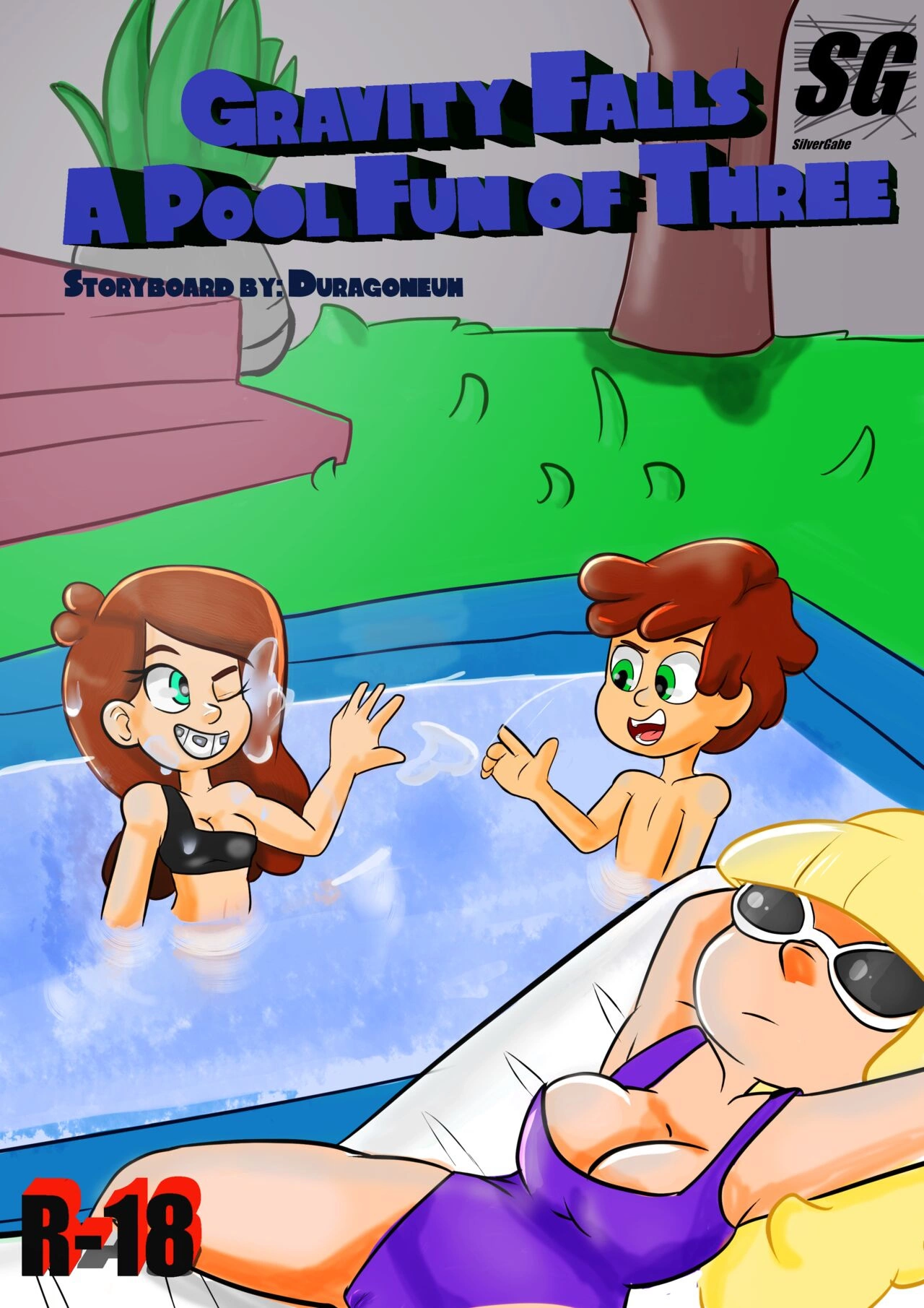 Читаем Порно комикс Веселье у бассейна для троих - A Pool fun of Three - A  Pool fun of Three онлайн на русском. Глава 1 - AllHentai